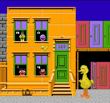 Sesame Street - Big Bird's Hide & Speak (USA) screen shot game playing